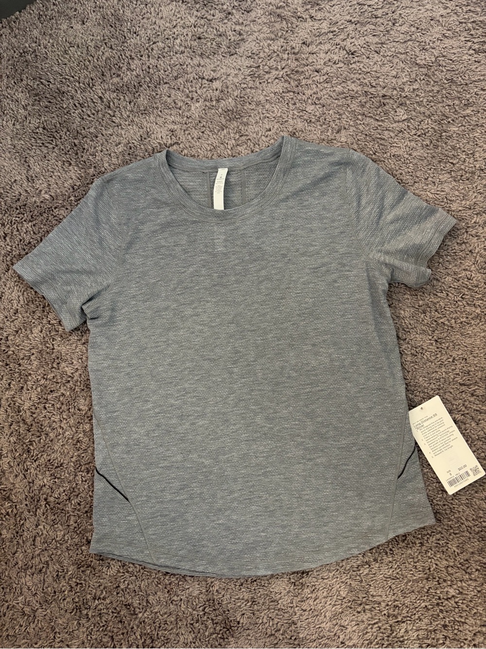NWT Lululemon Long Distance short sleeve top, women’s 8